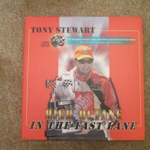 Tony Stewart High Octane in the Fast Lane Hardbound book